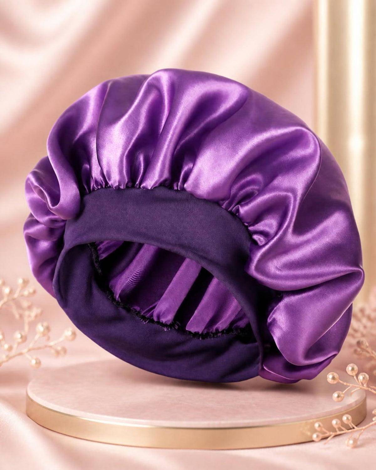 GORRA SATIN - MORADA