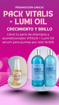 Pack Crecimiento - Shampoo y acondicionador VITALIS + serum LUMI OIL